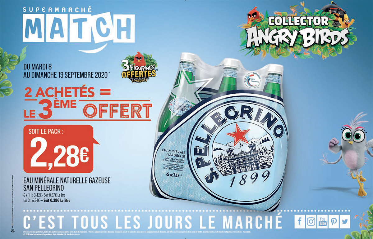 Les Angry Birds arrivent dans le collector des Supermarchés Match !