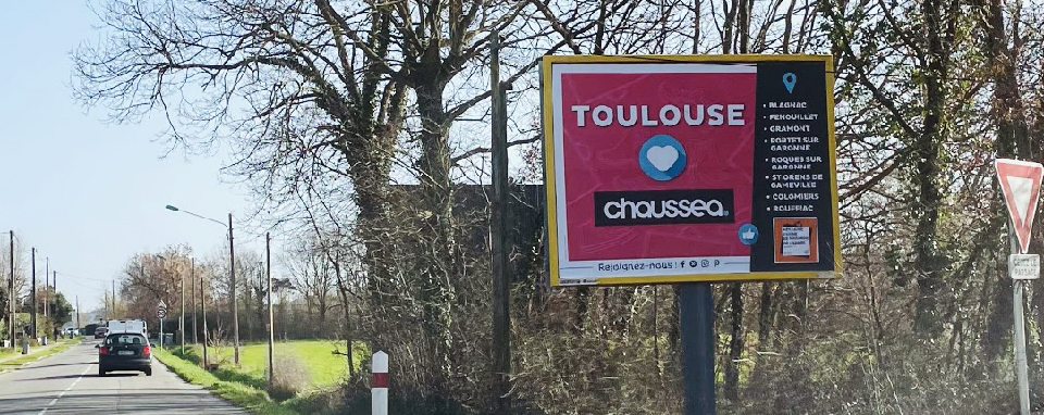 CHAUSSEA communique en force sur 6 agglomérations majeures sur la marque Puma !