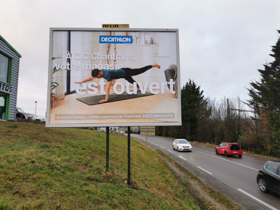 Une recommandation média pour l’ouverture du Decathlon de Lons-le Saunier !